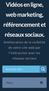 Amélioration de l'ergonomie avec un moteur de recherche sur smartphone