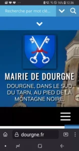 Amélioration de l'ergonomie du site de Dourgne