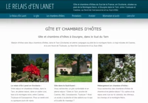 Refonte du site web du Relais d'en Lanet